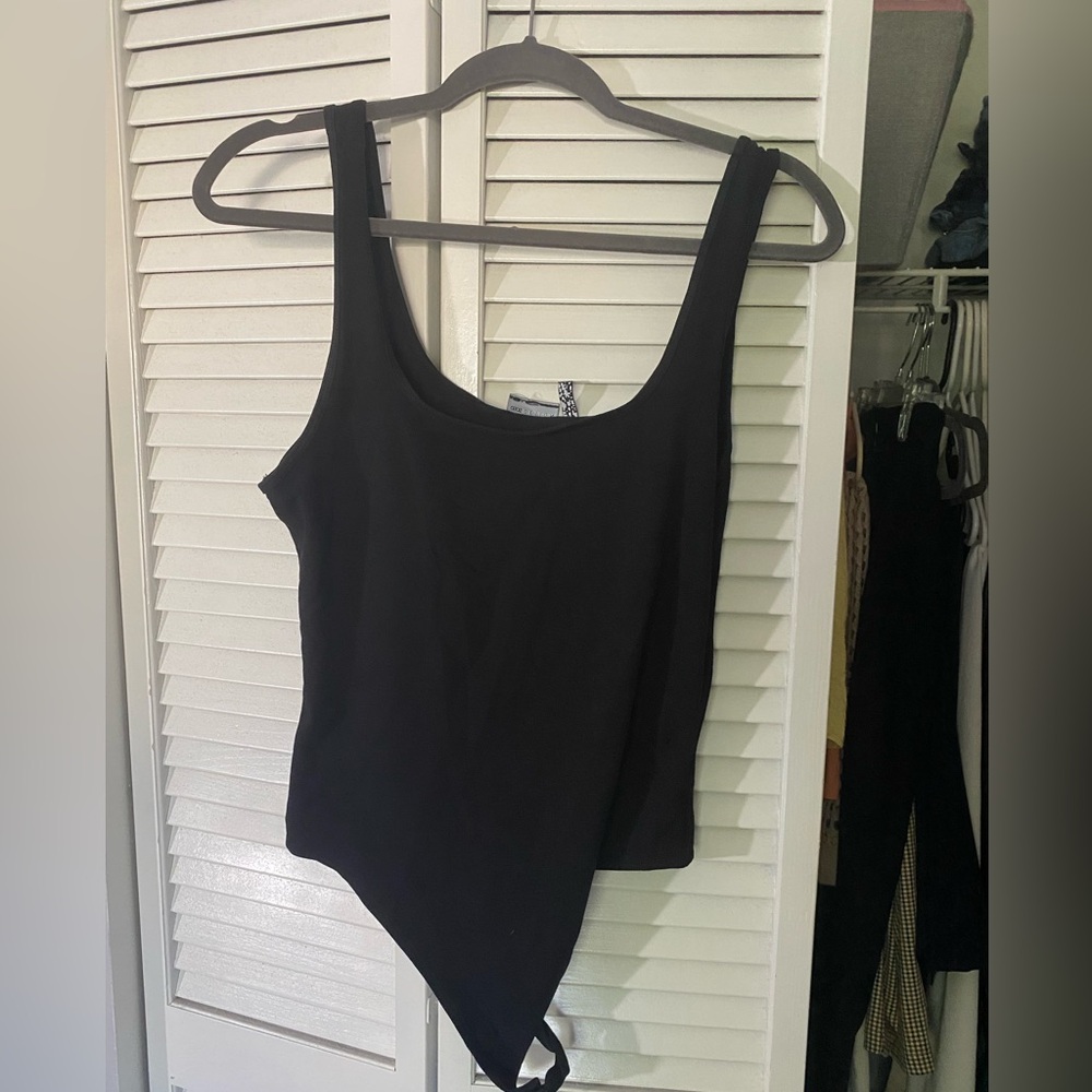 ASOS Black Cotton body suit - size 20 tall
